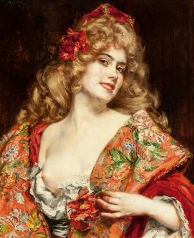 384x470 The Russian Courtesan By Camillo Melnick On Artnet - Courtesan Painting