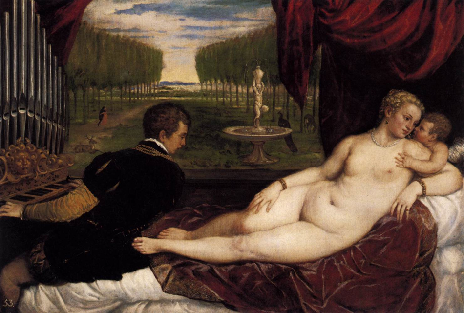 950x641 Epph Titian's Venus With An Organist (C.1550) - Courtesan Painting