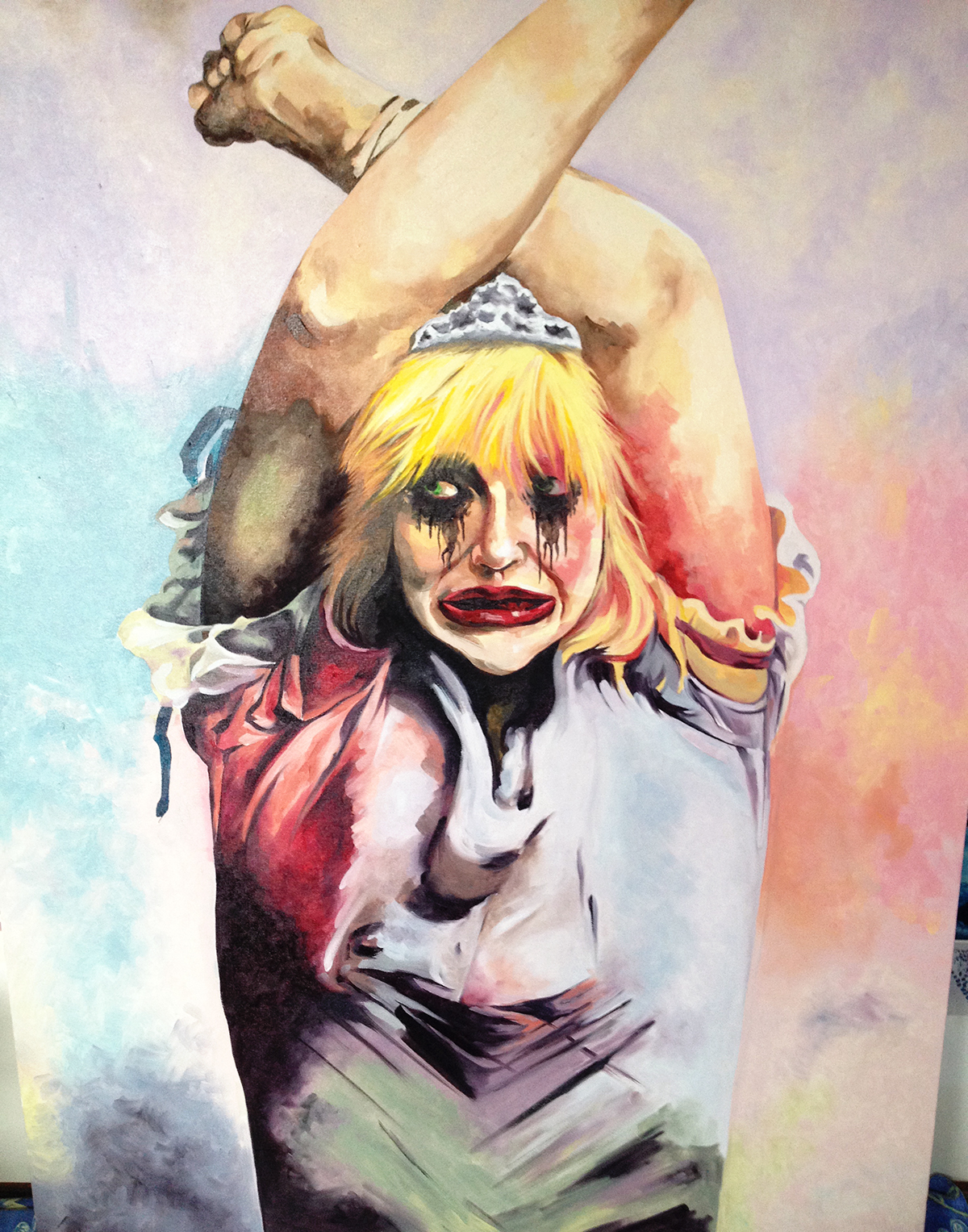 1200x1527 Courtney Love On Pantone Canvas Gallery - Courtney Love Painting