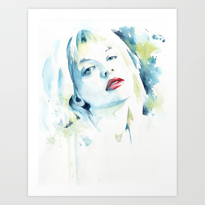 700x700 Courtney Love Art Print By Coratiana Society6 - Courtney Love Painting
