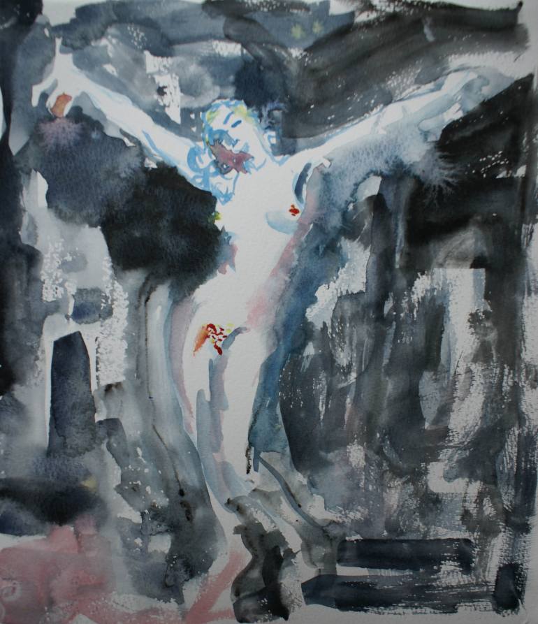 770x893 Saatchi Art Courtney Love Takes Herself Too Seriously Painting By - Courtney Love Painting