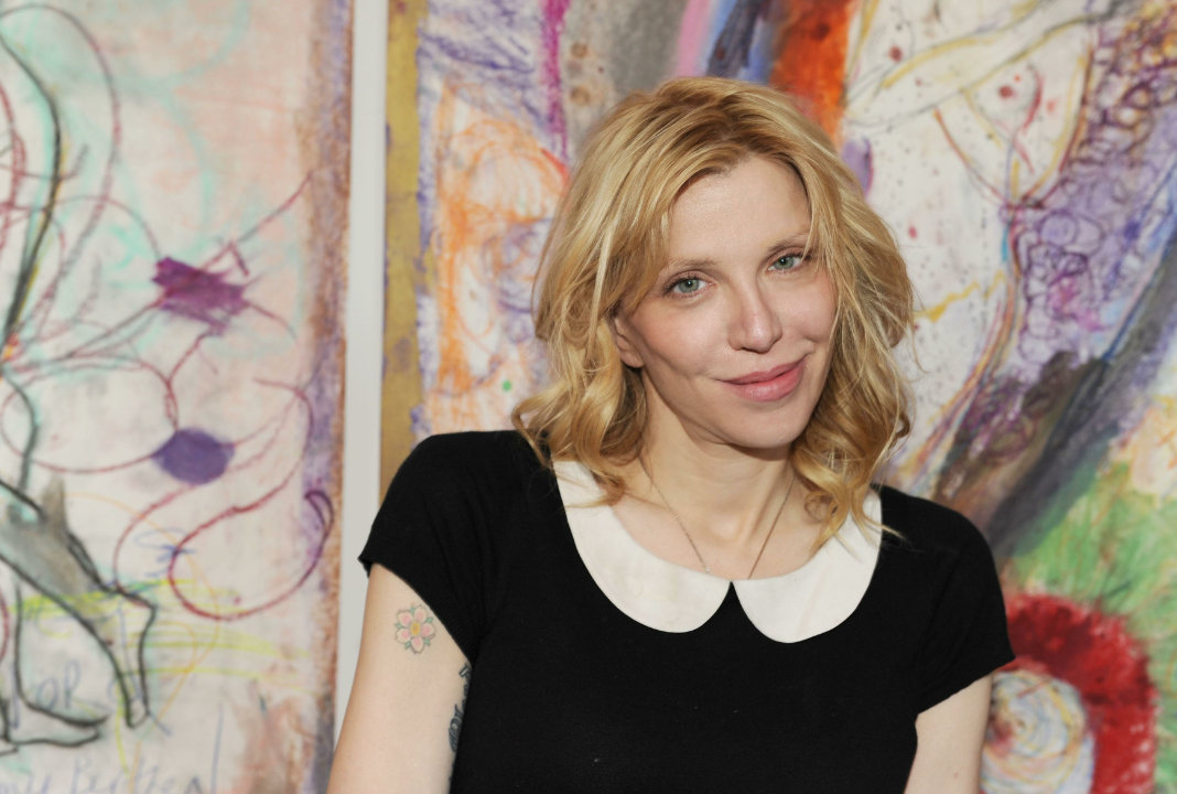 1068x720 The Courtney Love Art Exhibit Birkins, One Night Stands, Gwyneth - Courtney Love Painting