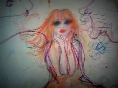 480x360 And She's Not Even Pretty'' Courtney Love Art Exhibition In David - Courtney Love Painting