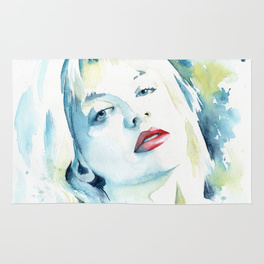 264x264 Courtney Love Rugs Society6 - Courtney Love Painting
