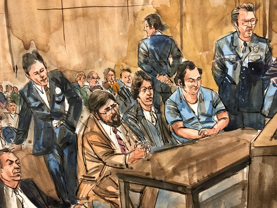960x720 New York City Urban Sketchers Courtroom Sketch Bonanza - Courtroom Painting