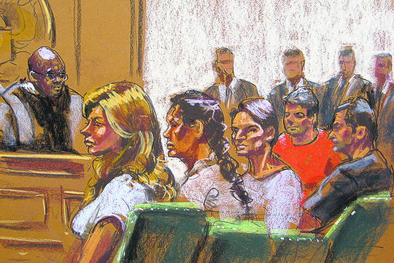 553x369 The Fine Art Of Crime - Courtroom Painting