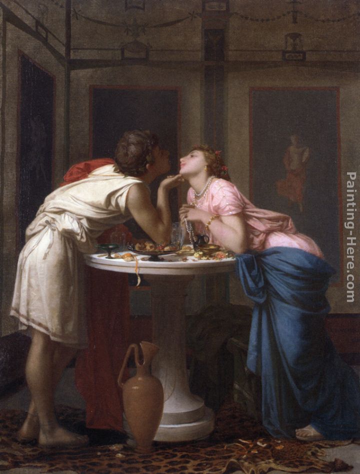 720x947 Auguste Toulmouche A Classical Courtship Painting Anysize 50% Off - Courtship Painting
