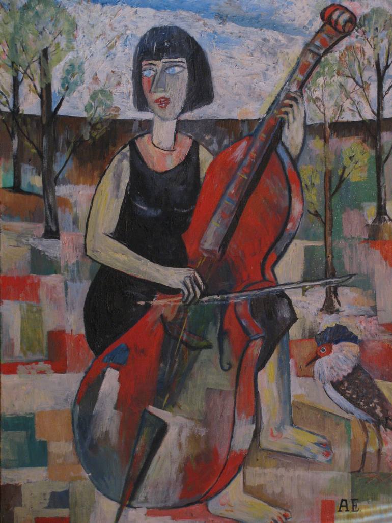 770x1027 Saatchi Art Spring. Courtship Painting By - Courtship Painting