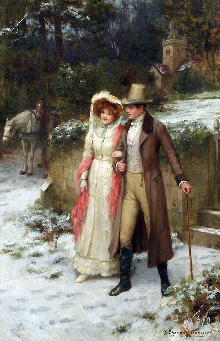 700x1085 The 401 Best Art - Courtship Painting