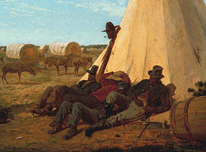 300x221 Covered Wagon Paintings Fine Art America - Covered Wagon Painting