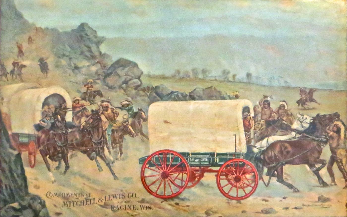 1400x875 Gean Smith - Covered Wagon Painting