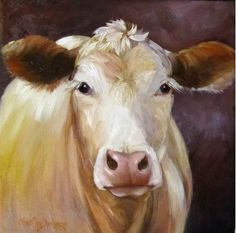 Cow And Calf Painting