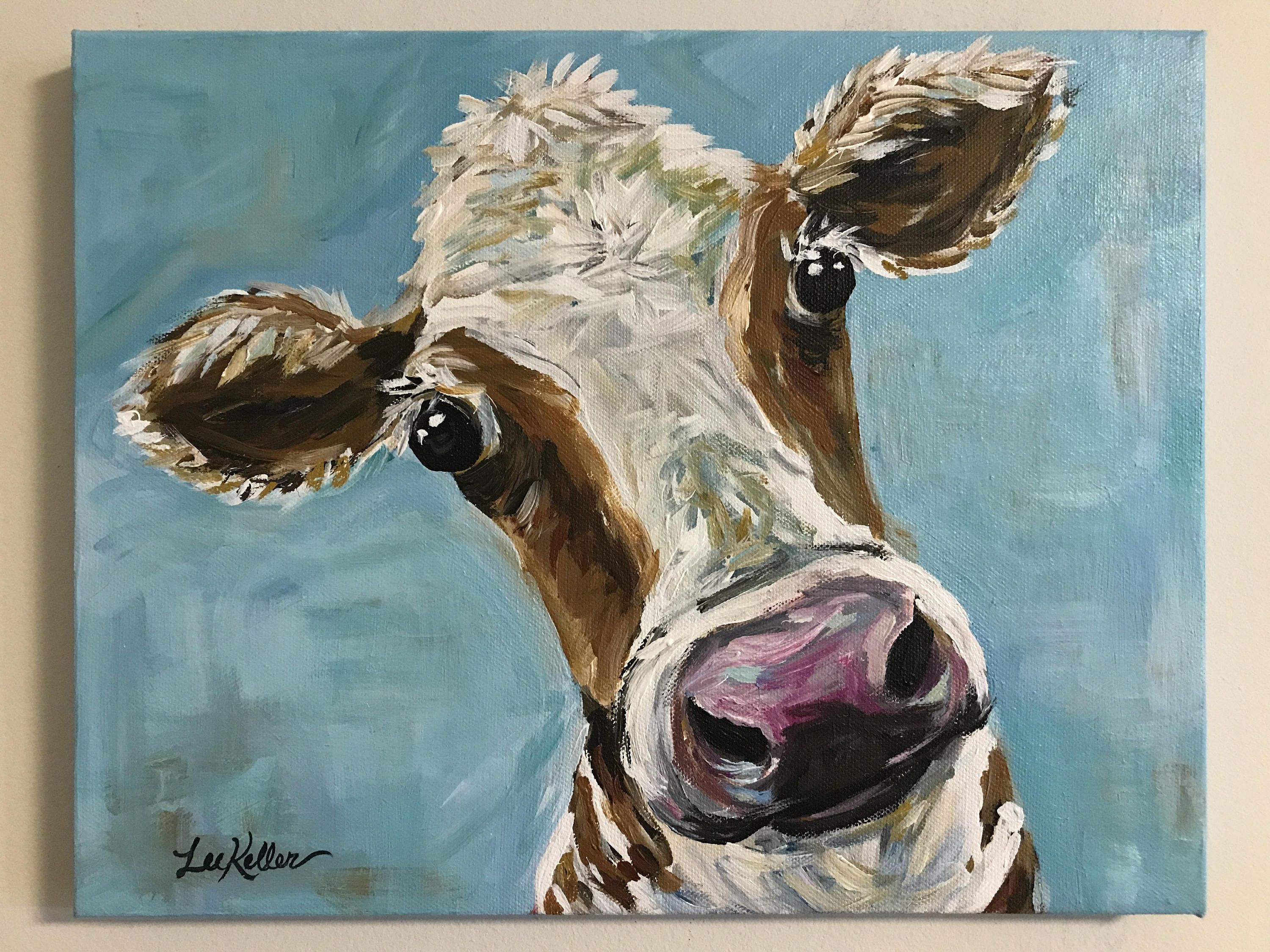 Cow Artwork Painting at PaintingValley.com | Explore collection of Cow ...