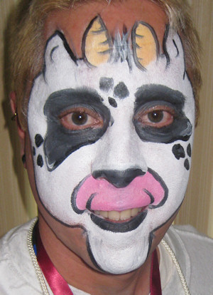 300x414 Sir Toony Van Dukes - Cow Face Painting
