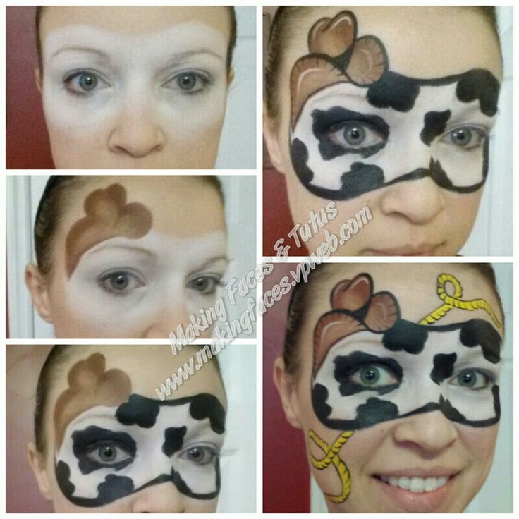 736x736 Cow Face Painting Images Nice To Try Face Painting - Cow Face Painting