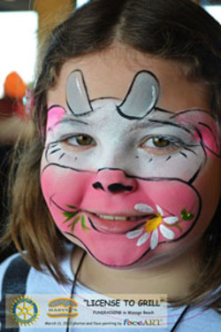 250x375 Cow Face Paintings - Cow Face Painting Ideas