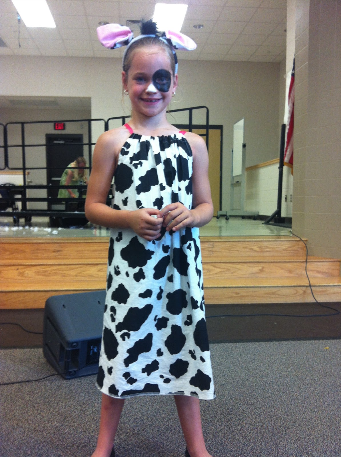 1194x1600 The Gillenwaters Musicals - Cow Face Painting Ideas