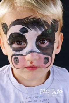 236x354 Cow Face Paint - Cow Face Painting Ideas