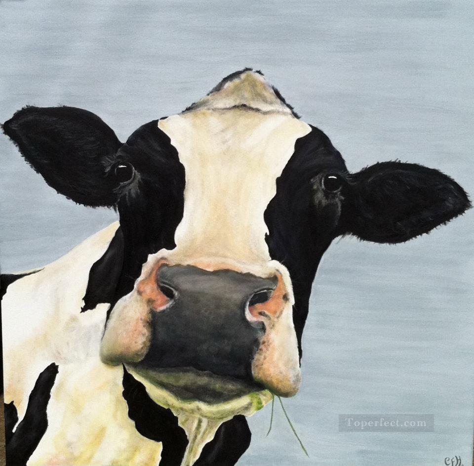 Cow Head Painting at PaintingValley.com | Explore collection of Cow ...