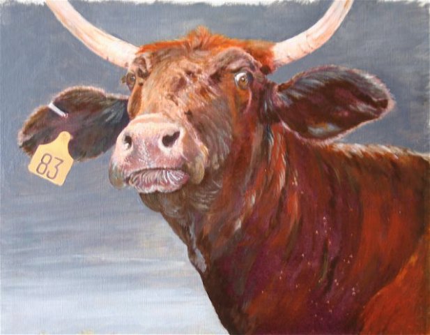 617x480 Oil Painting Parish Galleries - Cow Oil Painting