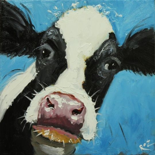 540x539 Cow Paintings For Sale - Cow Painting