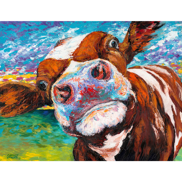 600x600 Shop Marmont Hill - Cow Painting