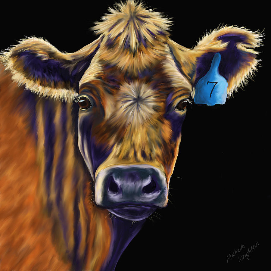 900x900 Cow Art - Cow Painting Artist