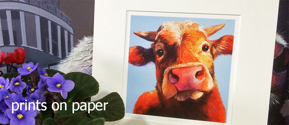 960x415 Cow Paintings By Uk Cow Artist Jackie Spurrier - Cow Painting Artist