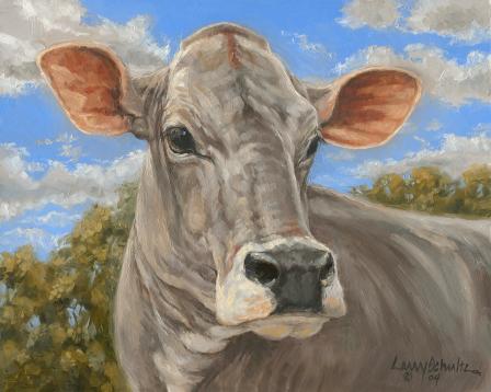 448x358 Sunny Beach Farm Studios - Cow Painting Artist