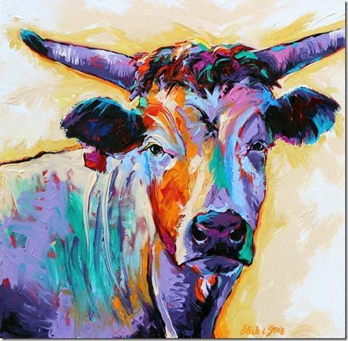 494x484 The Cow Now In Contemporary Art The Denver Post - Cow Painting Artist