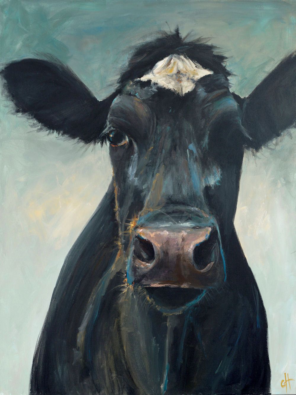 1000x1333 Cow Painting - Cow Painting On Canvas