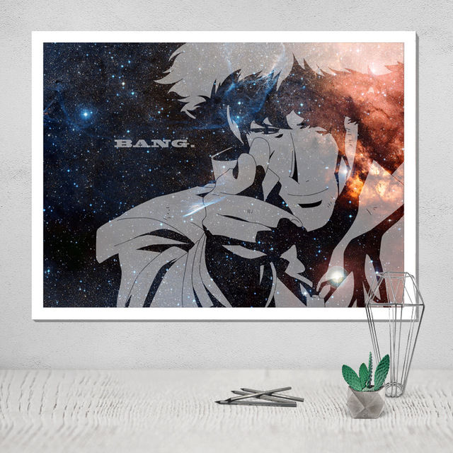 640x640 Cowboy Bebop Photo Canvas Poster Painting Plakat Poster Nursery - Cowboy Bebop Painting