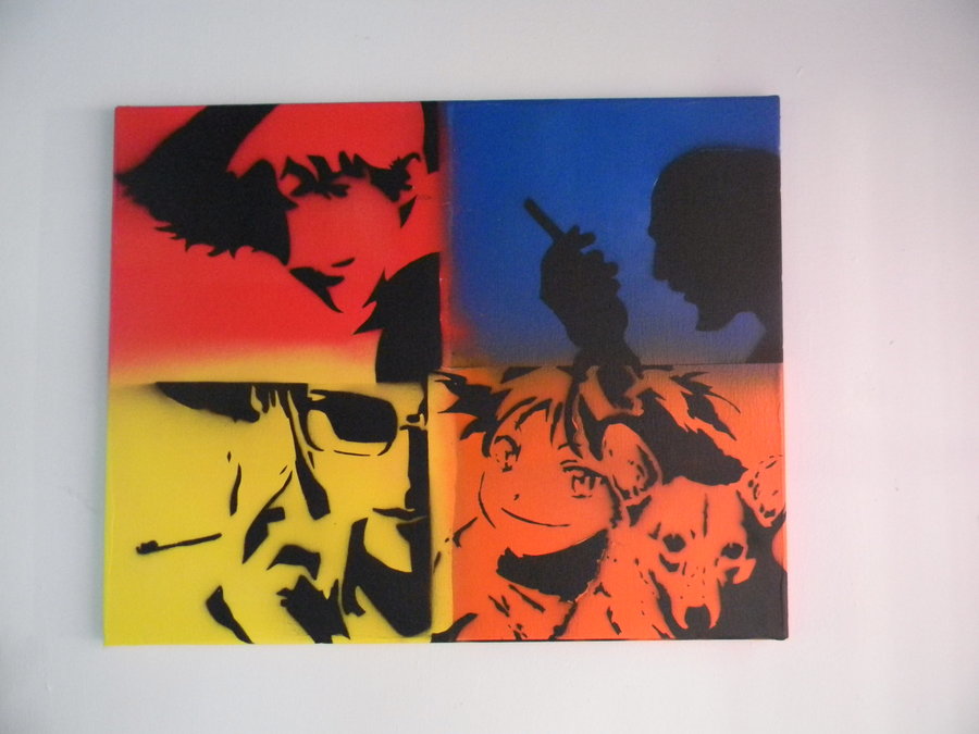 900x675 Cowboy Bebop By Toastastic - Cowboy Bebop Painting