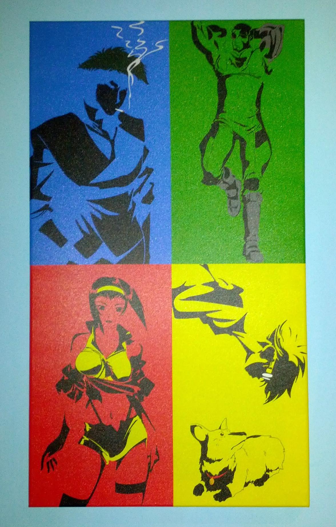 1176x1841 New Cowboy Bebop Canvas (Sorry About The Potato Quality) - Cowboy Bebop Painting