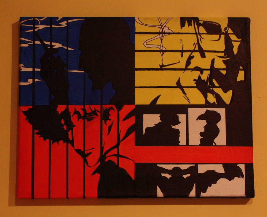 900x731 Cowboy Bebop Canvas By Boyhumbug - Cowboy Bebop Painting