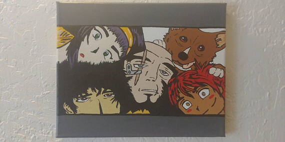 570x285 Cowboy Bebop Painting 8x10 - Cowboy Bebop Painting