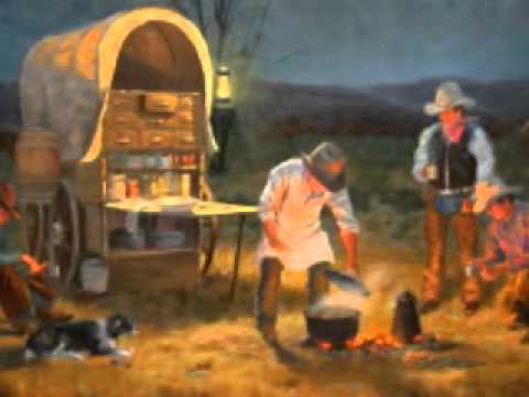 480x360 Just An Old Cowboy Around The Campfire - Cowboy Campfire Painting