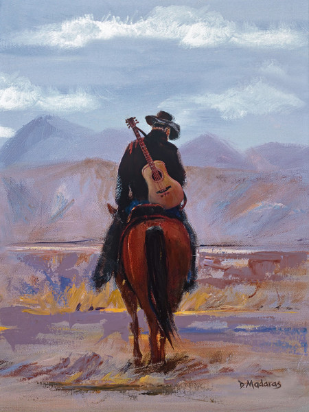 450x600 Western Amp Horse Prints Native American Indian Amp Cowboy Art - Cowboy On Horse Painting