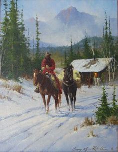 236x302 8 Hidden Elks Optical Illusion Art By Steven Michael Gardner - Cowboy Painting Illusion