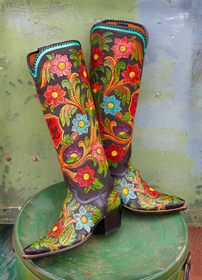 Cowgirl Boots Painting at PaintingValley.com | Explore collection of ...
