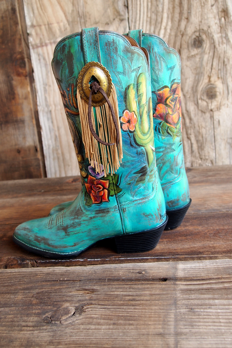 800x1200 Boots Hdwest - Cowgirl Boots Painting