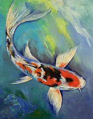 Coy Fish Painting