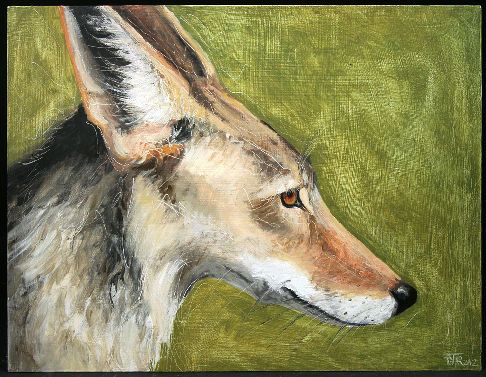 1000x776 Coyote Painting. Zuli Studios - Coyote Painting
