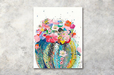 400x264 Cactus Blossoms 16x20 Cp Print Wall Oil Painting On Canvas - Cp Painting