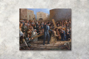 300x198 Abstract 16x20 Cp Print Wall Oil Painting On Canvas Religious Art - Cp Painting