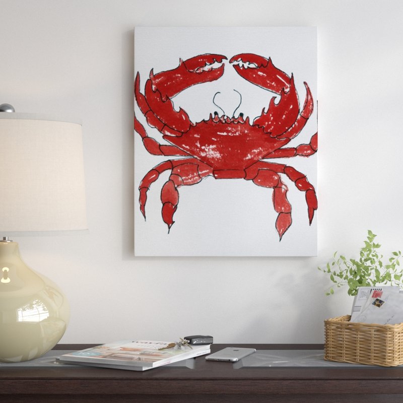 800x800 East Urban Home - Crab Painting Canvas