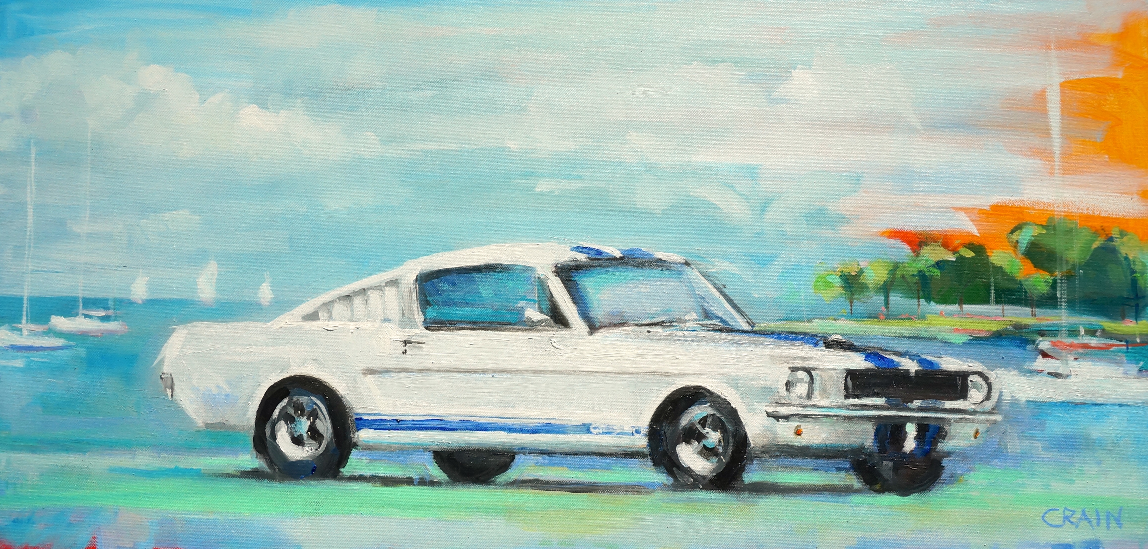 4609x2205 2015 Curt Crain Painting - Crain Painting