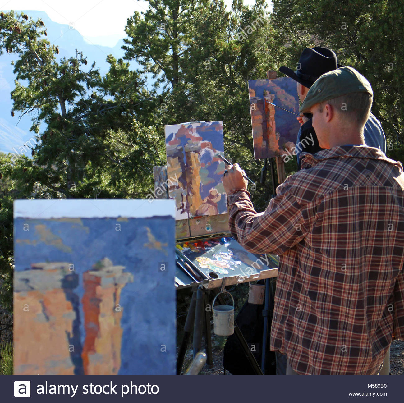 1300x1297 Grand Canyon Celebration Of Art Bill Cramer, Aaron. 5th Annual - Cramer Painting