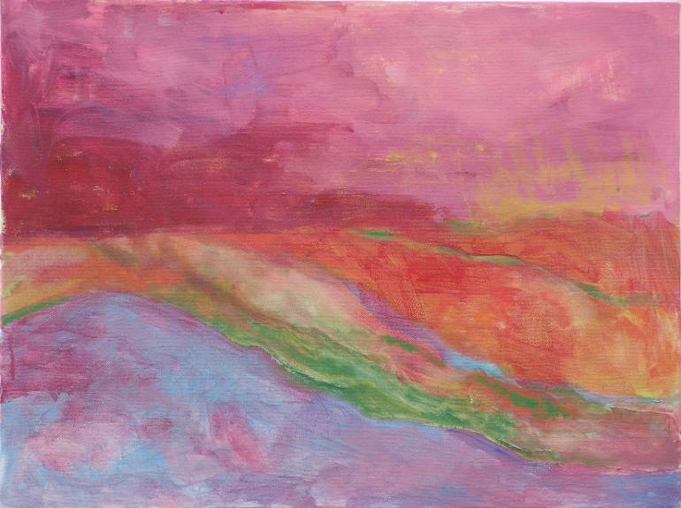 770x574 Saatchi Art Cranberry Bog Painting By Beth Barry - Cranberry Painting