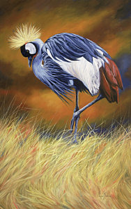 188x300 Crane Bird Paintings Fine Art America - Crane Bird Painting